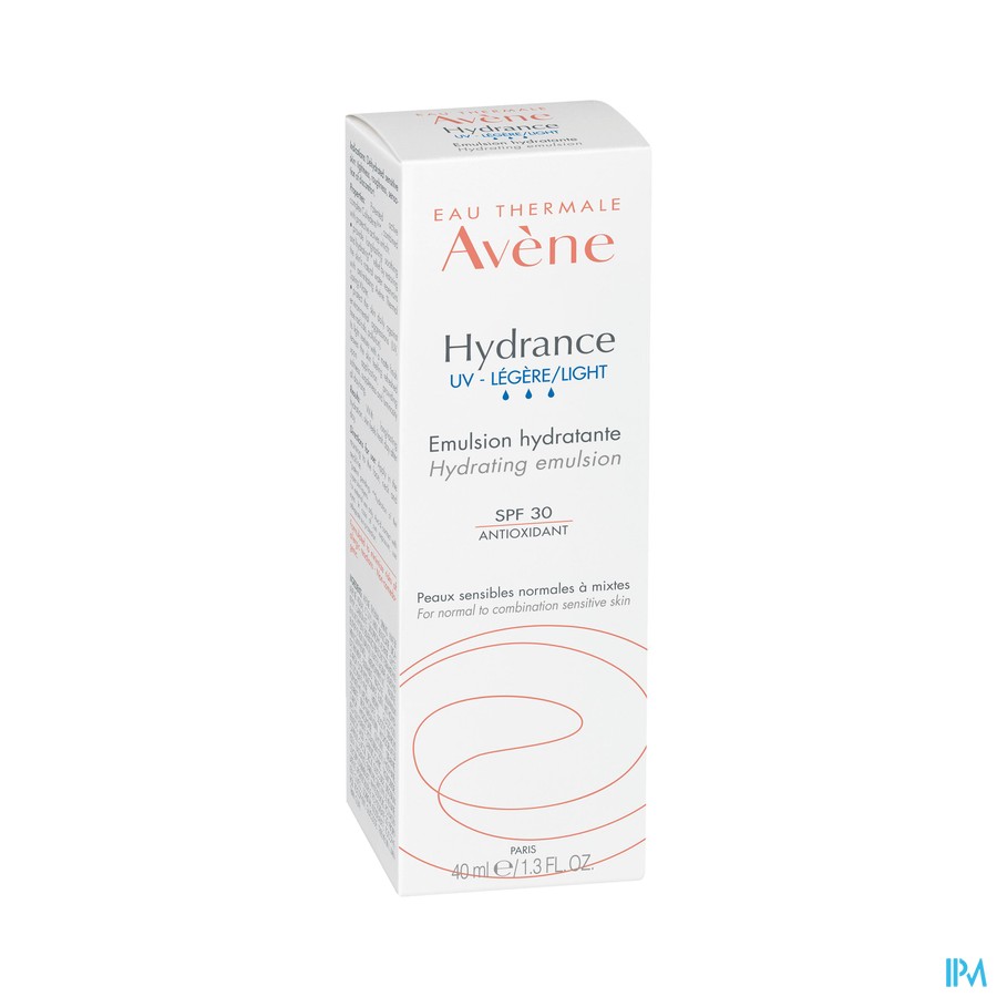 vignette AVENE HYDRAN OPT UV LEG40ML