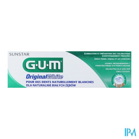 vignette ORIGINAL GUM WHITE TB 75ML