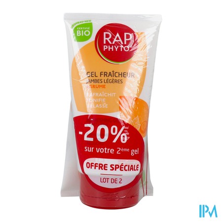 produit RAP PHYTO GEL FRAICHEUR AGRUME TB 2X150ML