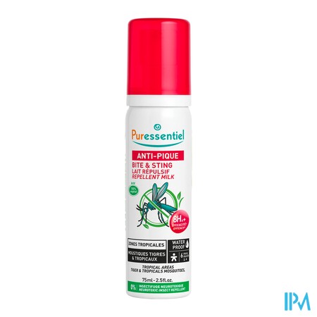 vignette PURESSENTIEL LAIT REPULSIF 75ML