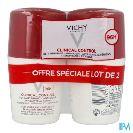 vignette VICHY CLINICAL CONT DETR96H 2X50ML