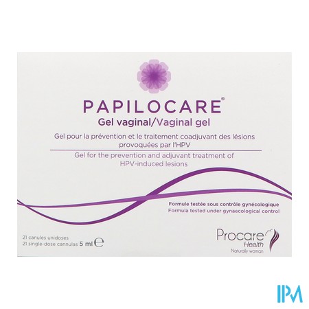 vignette PAPILOCARE GEL VAGINAL DOSE 5ML 21