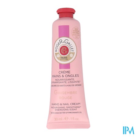 produit RG CR MAINS GINGEMBRE ROUGE 30ML