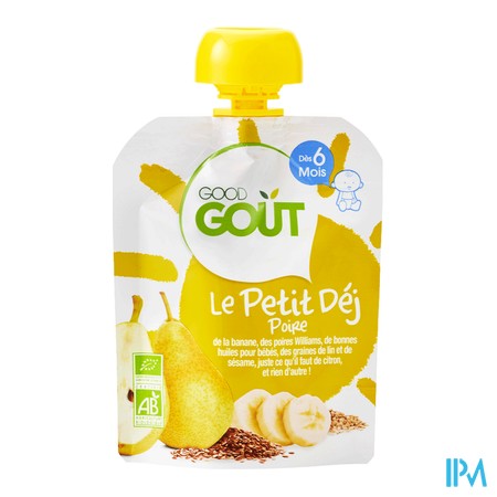 vignette GOOD GOUT PETIT DEJ POIRE 70G