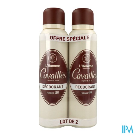 vignette ROGE-CAV DEO HOMME 48H SPRAY 2X150ML