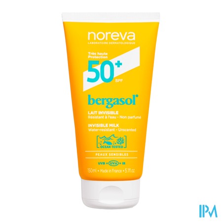 vignette NOREVA BERGASOL LAIT INV SPF50+ 150ML
