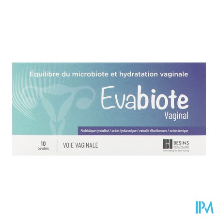 vignette EVABIOTE VAGINAL OVULE 10