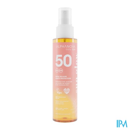 vignette ALPHANOVA HUILE SOLAIRE SPF50 DAILY SUN