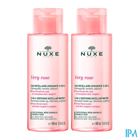 vignette NUXE VERY ROSE EAU MICEL 2X400ML