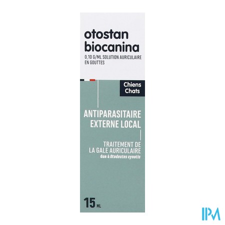 produit BIOCANINA OTOSTAN GTT AURIC 15ML