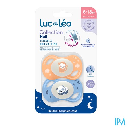 produit LUC&LEA DUO SUCET COLLECT NUIT 6-18M C10