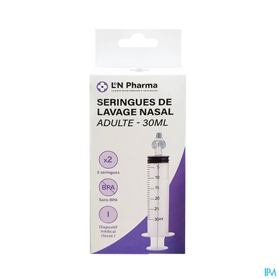 vignette L2N SERINGUES DE LAVAGE NASAL ADULTE 30ML