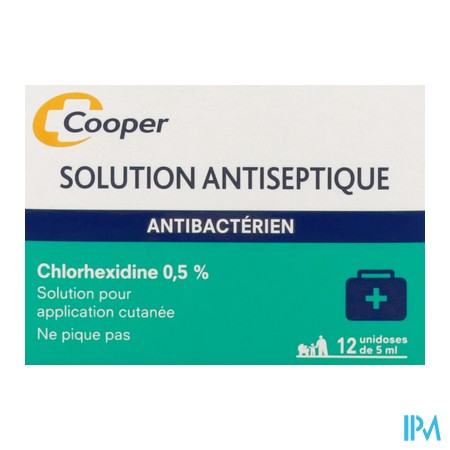 vignette CHLORHEXIDINE SOL0.5P100 DOS12