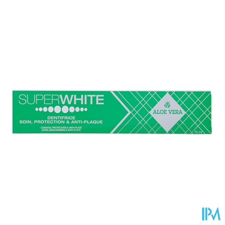 vignette SUPERWHITE ALOE VERA DENTIFRICE 75 ML
