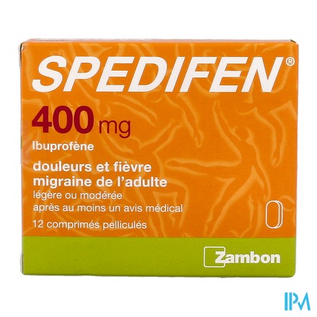 vignette SPEDIFEN 400MG CPR 12