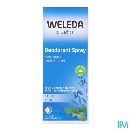 vignette WELEDA DEOD 24H SAUGE SPR 100ML