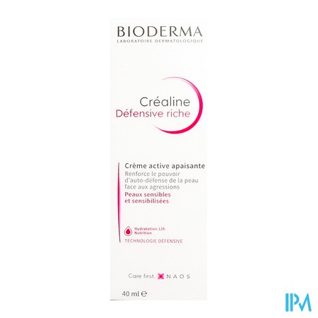 vignette CREALINE DEFENSIVE RICHE 40ML