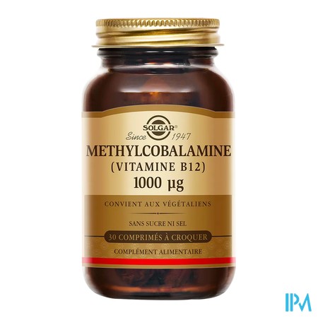vignette SOLGAR VIT B12 METHYLCO CPR CROQ30