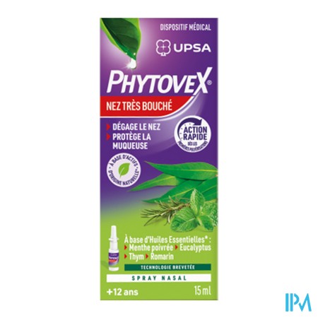 vignette PHYTOVEX SPR NEZ TRES BOUCHE 15ML