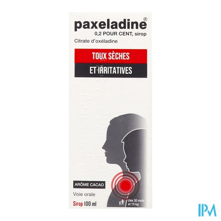 produit PAXELADINE 0,2% SIR FL100ML