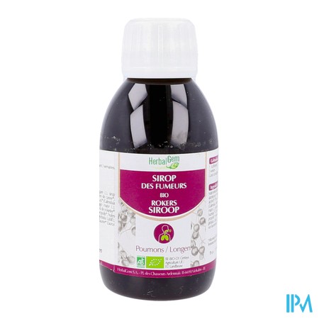 produit HERBALGEM SIROP FUMEURS BIO 150ML