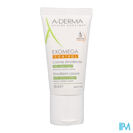 vignette A-DERMA EXOMEGA CONTROL CR 50ML
