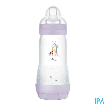 vignette MAM BIB EASY START A-C T3 320ML LILAS
