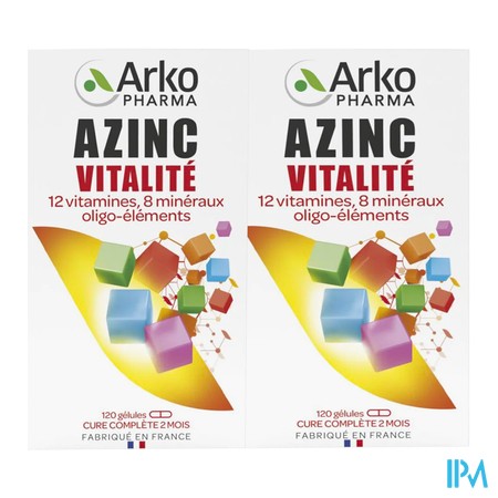 produit AZINC VITALITE AD GELUL120 X2
