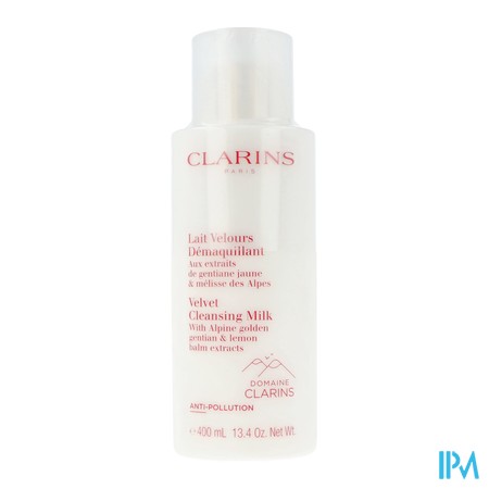 vignette CLARINS LAIT VELOURS DEMAQUILLANT 400ML