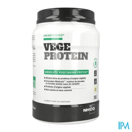 vignette NHCO VEGE PROTEIN VANILLE 750 G