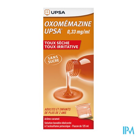 vignette OXOMEMAZINE UPSA S/SU BUV125ML