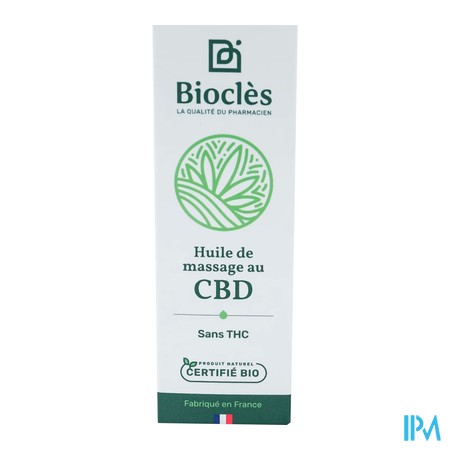produit BIOCLES HUILE CBD GEL MASSAGE 50ML