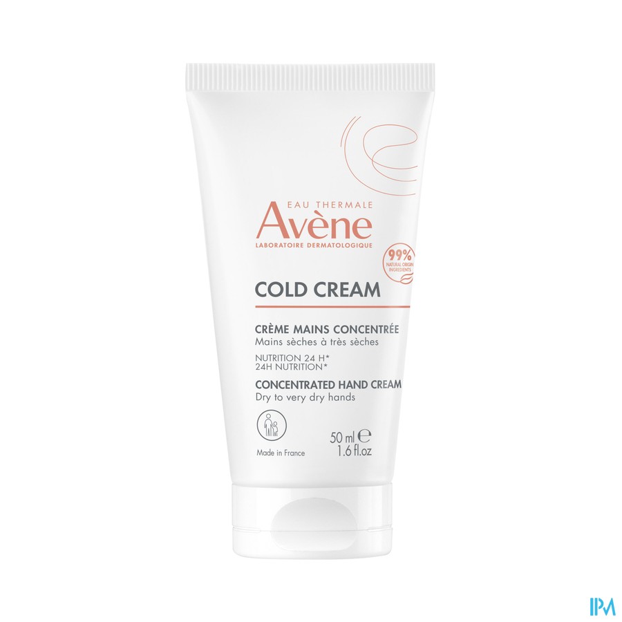 vignette AVENE COLDCREAM CR MAIN CONC 50ML
