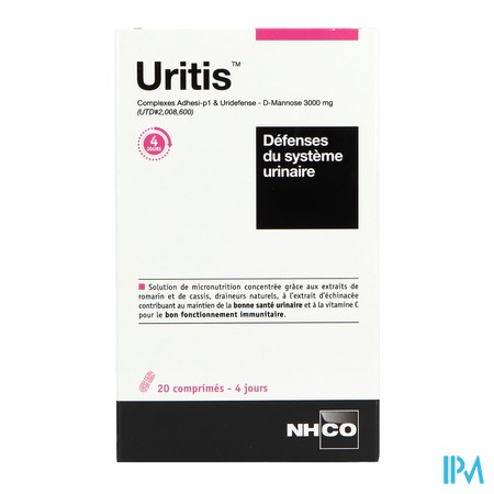 vignette NHCO URITIS BT 20CP