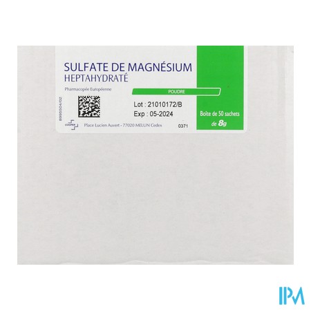 produit MAGNESIUM SULF COOP SACH 8G 50