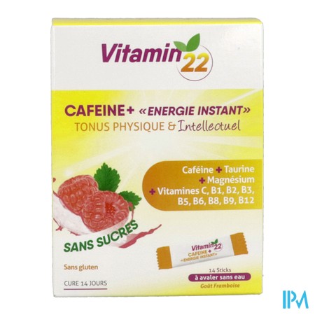 vignette VITAMIN'22 CAFEINE+ FRAMB STICK 14