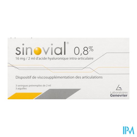 vignette SINOVIAL 2ML SOL SERING  BT3 T