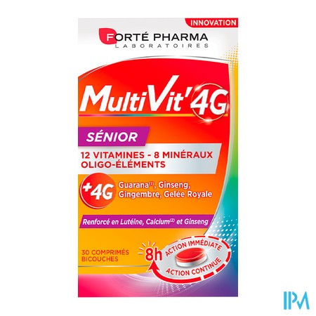produit FORTE PHARMA MULTIVIT' 4G SENIOR 30CPS