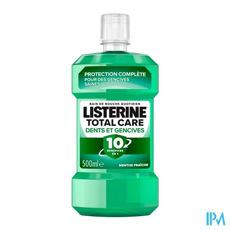 vignette LISTERINE TOTAL CARE DENTS GENCIVE 500ML