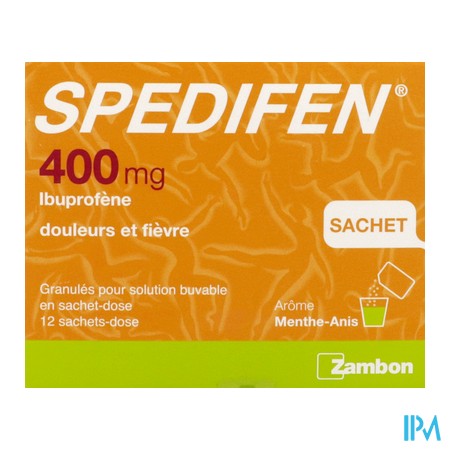 vignette SPEDIFEN 400MG SACHET 12