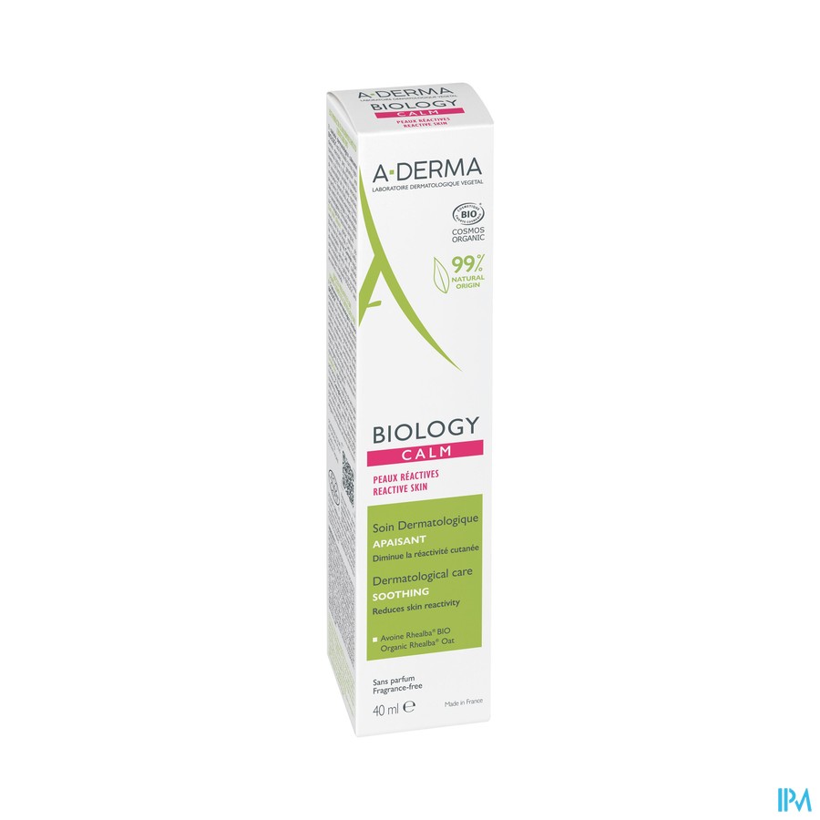 vignette A-DERMA BIOLOGY CALM SOIN 40ML