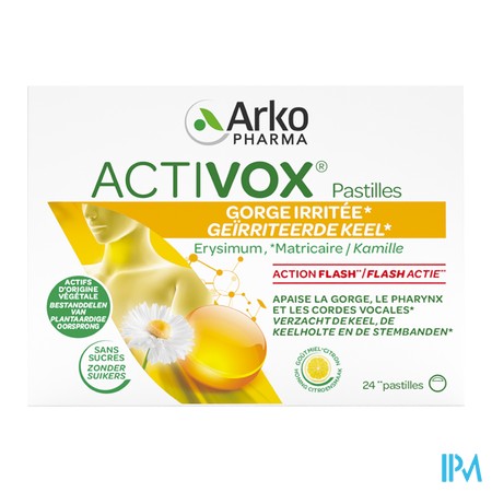 vignette ACTIVOX PAST MIEL/CITR S/SUC 24