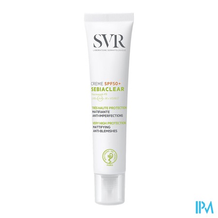 vignette SVR SEBIACLEAR CREME SPF50+ 40ML