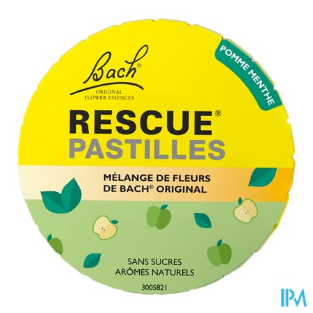 vignette RESCUE PASTILLE POMME MENTHE 50G