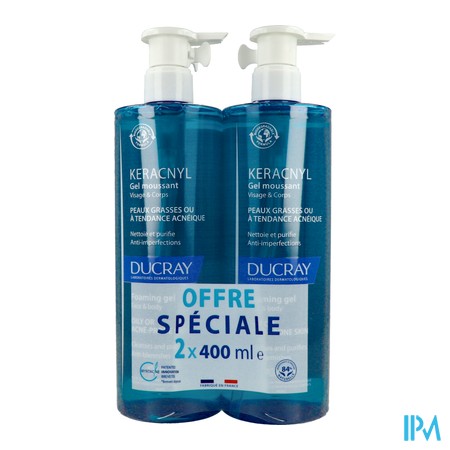 vignette DUCRAY KERACNYL GEL MOUST FL400ML 2