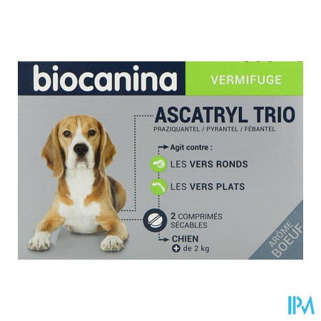 produit BIOCANINA ASCATRYL TRIO CHIEN CPR2