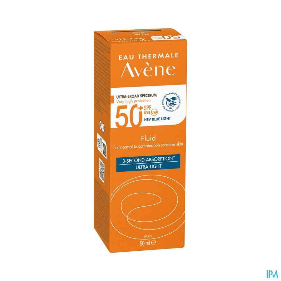 vignette AVENE SOL SPF50+ FLUIDE 50ML