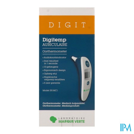 produit MV DIGITEMP THERMOMET AURICULAIRE IR1MC1