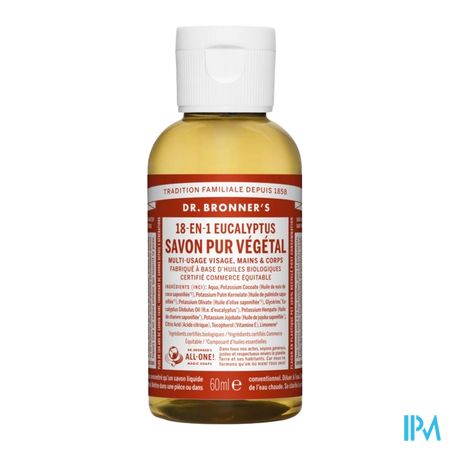 vignette DR BRONNERS SAV LIQ EUCALYP 60ML