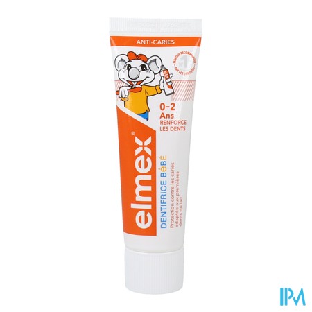 vignette ELMEX BEBE DENTIFRICE 0-2ANS TB 50ML